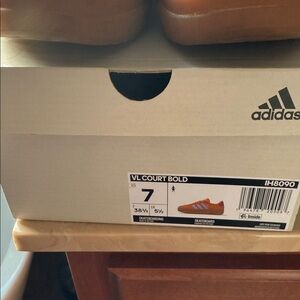 adidas VL Court Bold Orange Sneakers